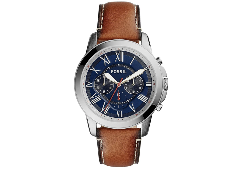 Fossil - Men's Grant Stainless Steel and Chronograph Quartz Watch